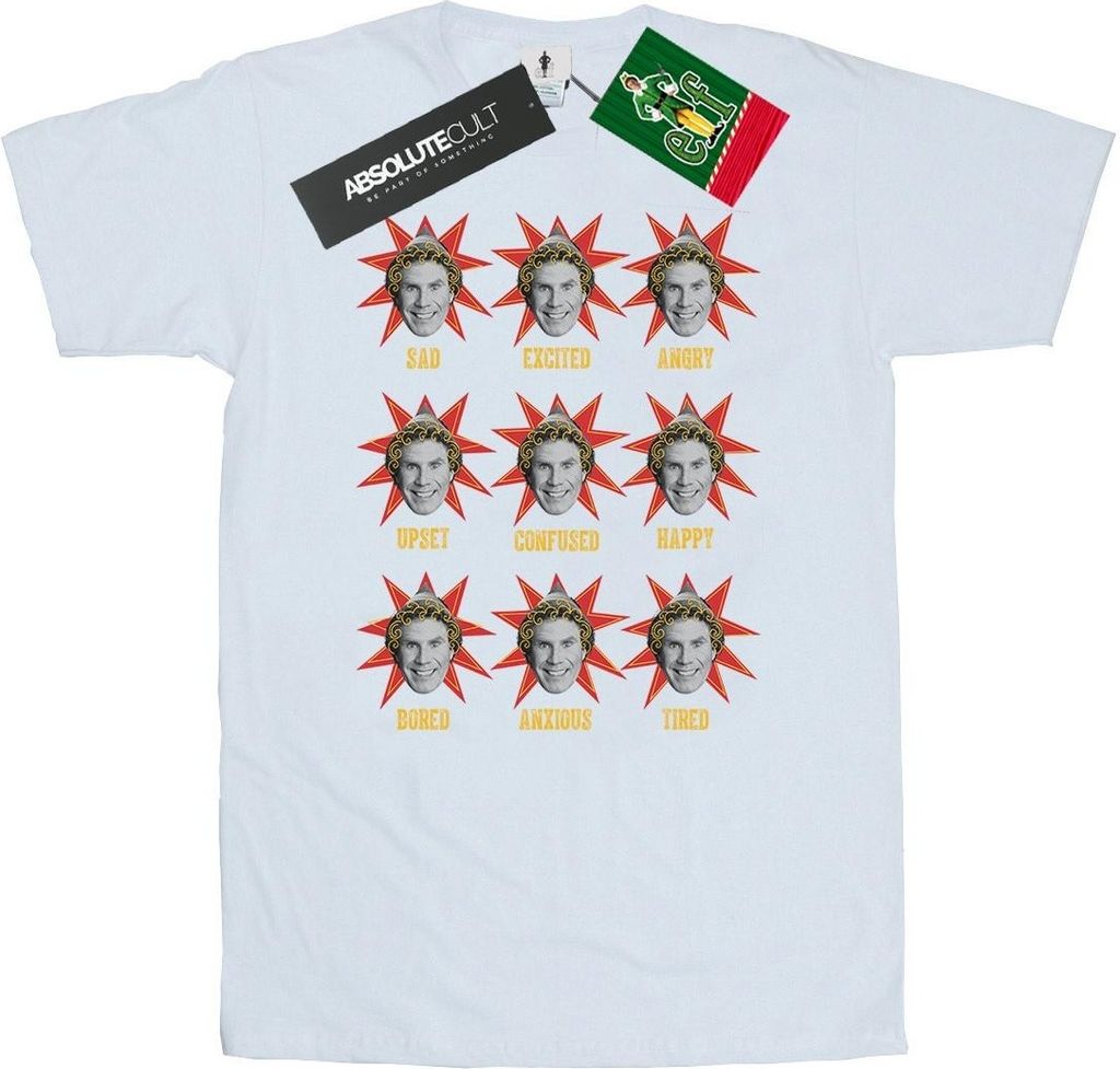 Elf - T-Shirt für Herren BI23598 (S) (Weiß)