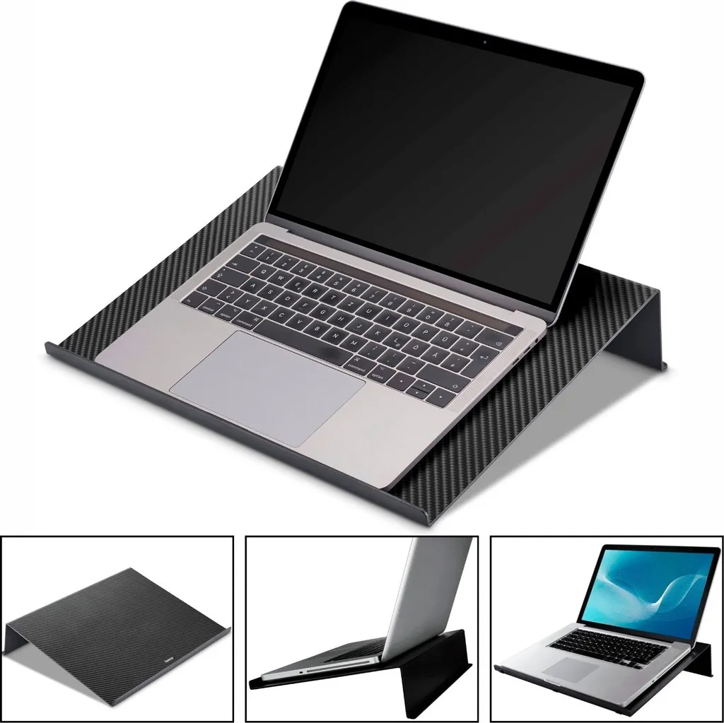 Support de refroidissement pour PC portable 18,4" Hama Noir Look Carbone