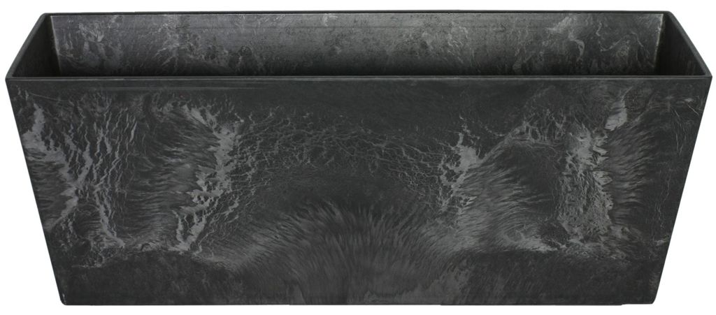 Artstone Blumenkasten Ella 55cm 17 x 17 cm, schwarz Produktbild 