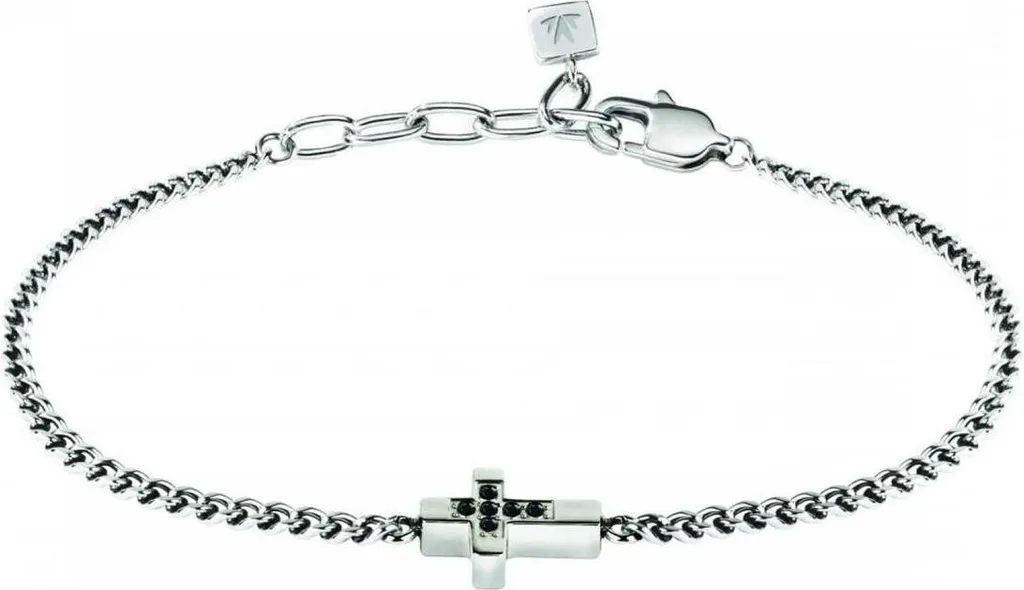 Morellato Mister: Bracciale High-Tech in Acciaio e Diamanti Neri