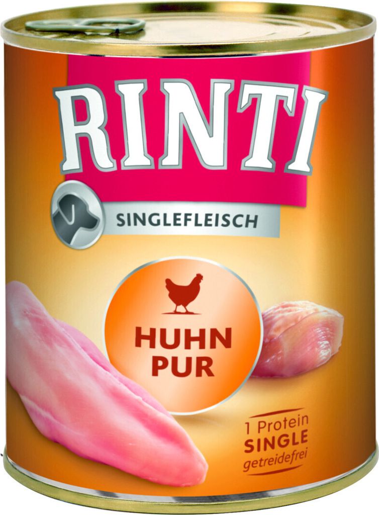 RINTI Singlefleisch, Dospelý, Akékoľvek plemeno, Kuracie Obrázok produktu 