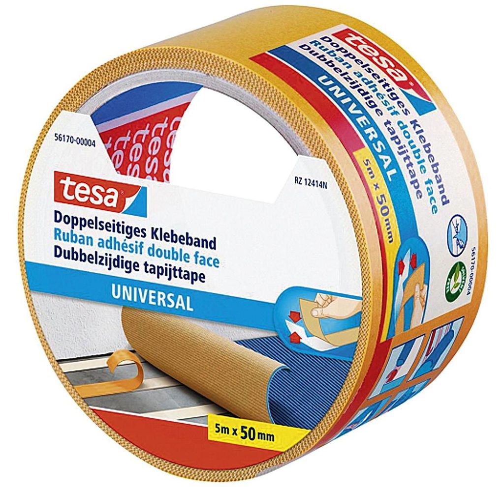 Tesa Klebeband universal 10m:50mm doppelseitig Produktbild 