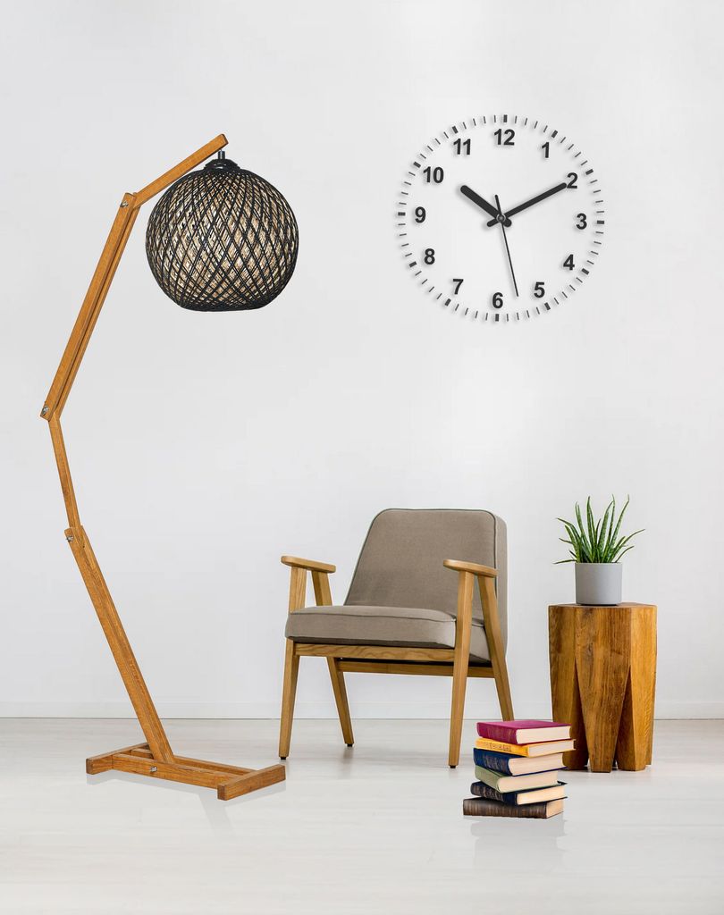 Opviq, Beehive- Beehive JESFLH, ECRU, Schreibtischlampen, Kiefernholzkörper