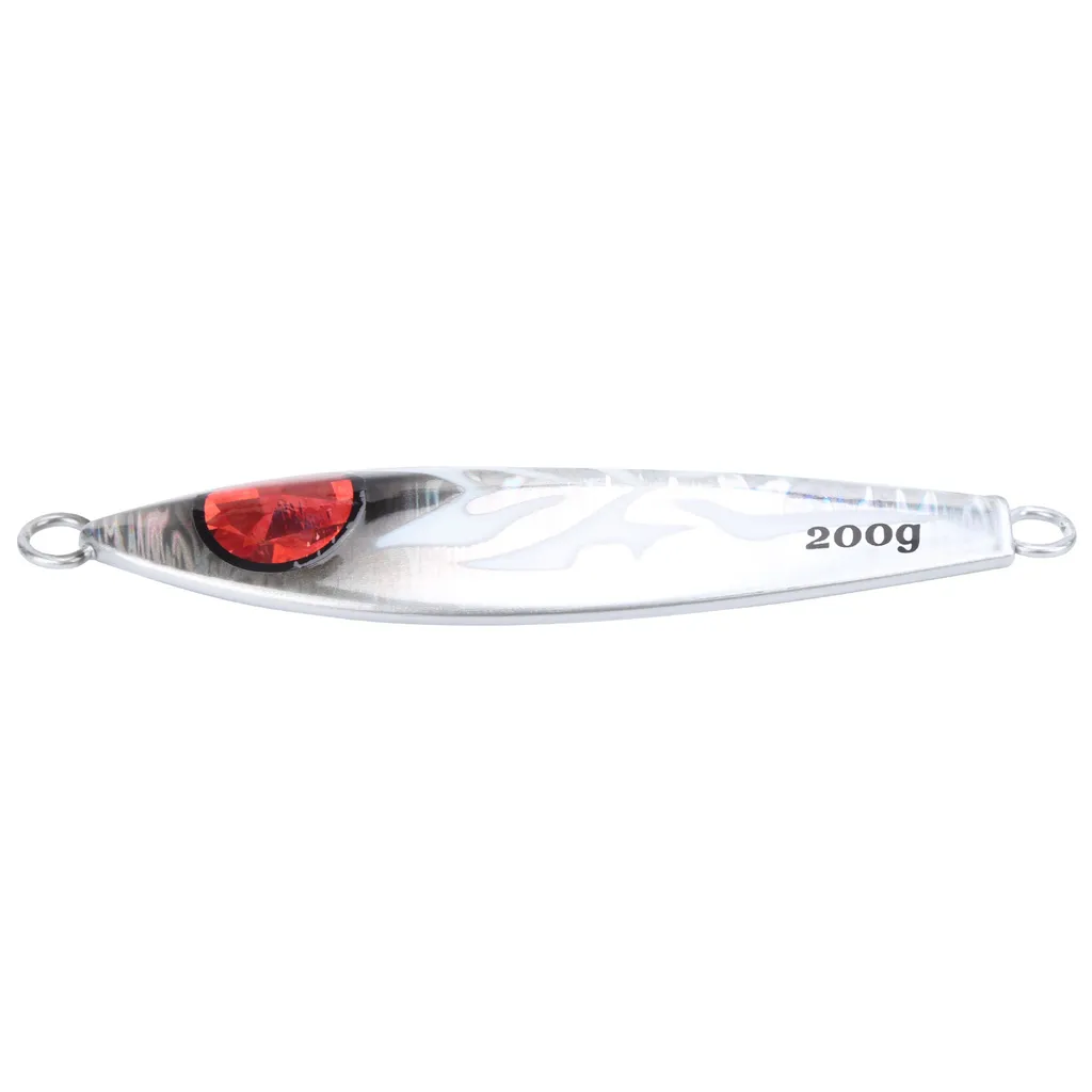 Leurre de pêche jig mer phosphorescent 80g Slow Shake - Metal Jig
