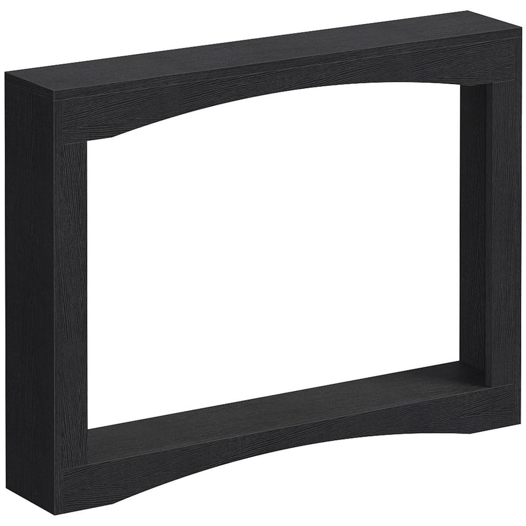 Konsolentisch 100 cm schmal Vintage Holz Schwarz Produktbild 