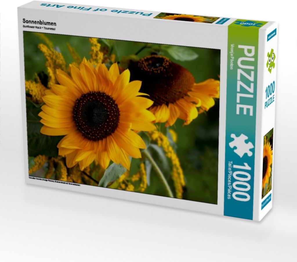 Calvendo Sonnenblumen 1000 Teile Puzzle quer 640x480mm, Photon Vronja; 7450188