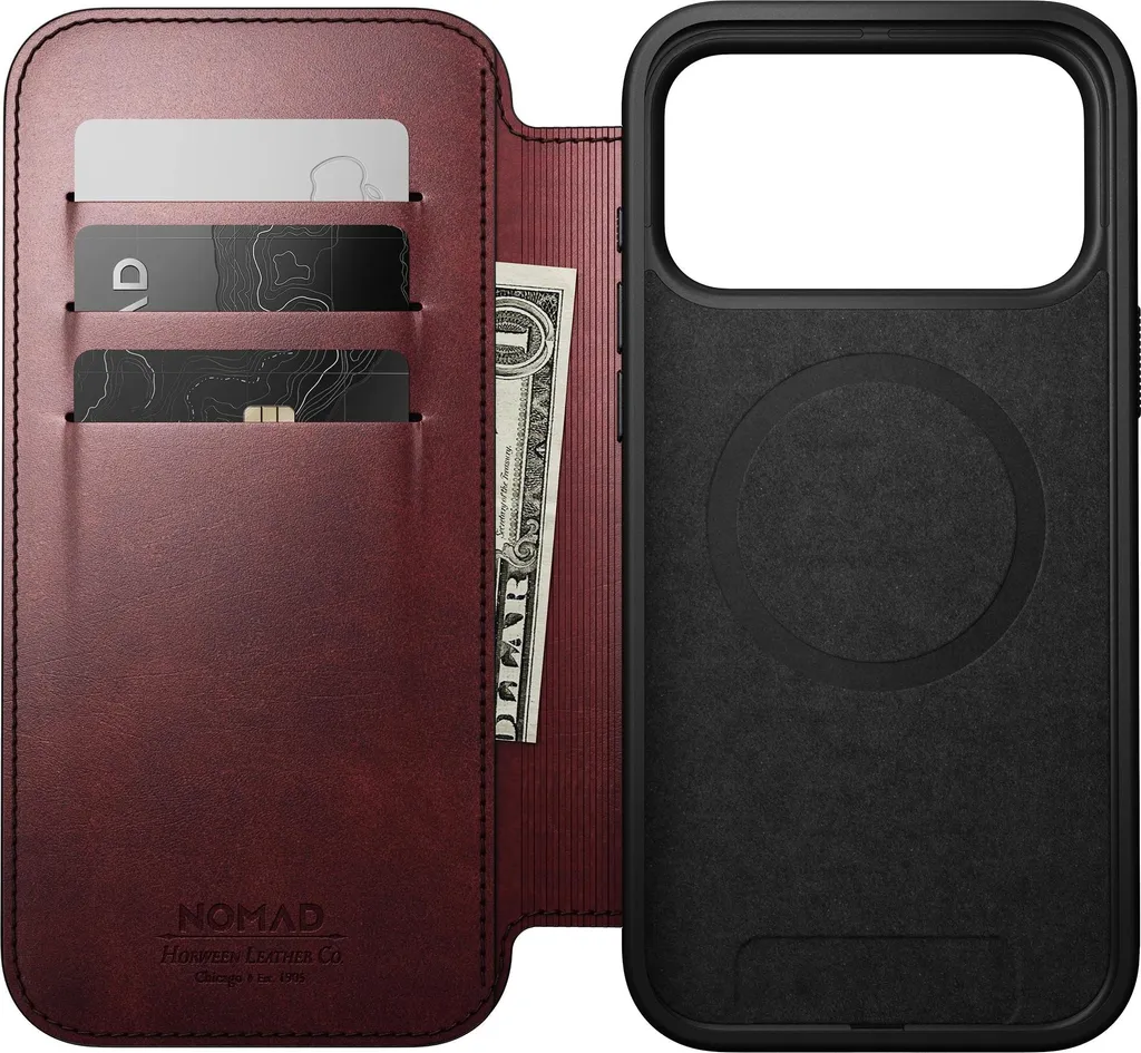 Coque iPhone 17 Pro Max Cuir Horween et Boutons Aluminium Recyclé - 2