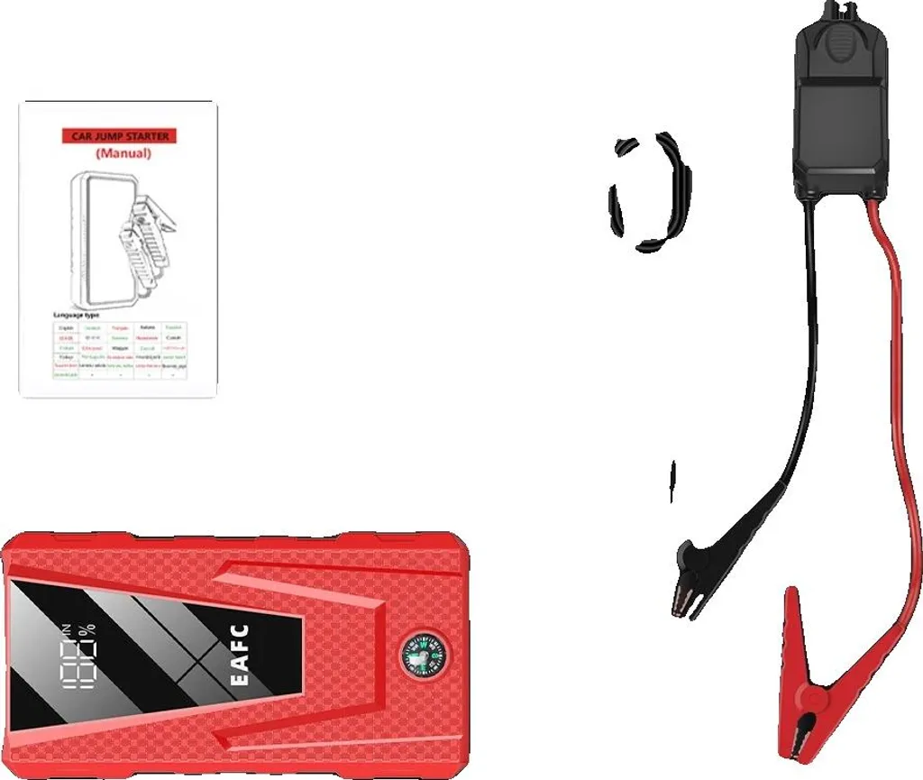 Avviatore Portatile 1200A per Viaggi e Camping | Powerbank Auto