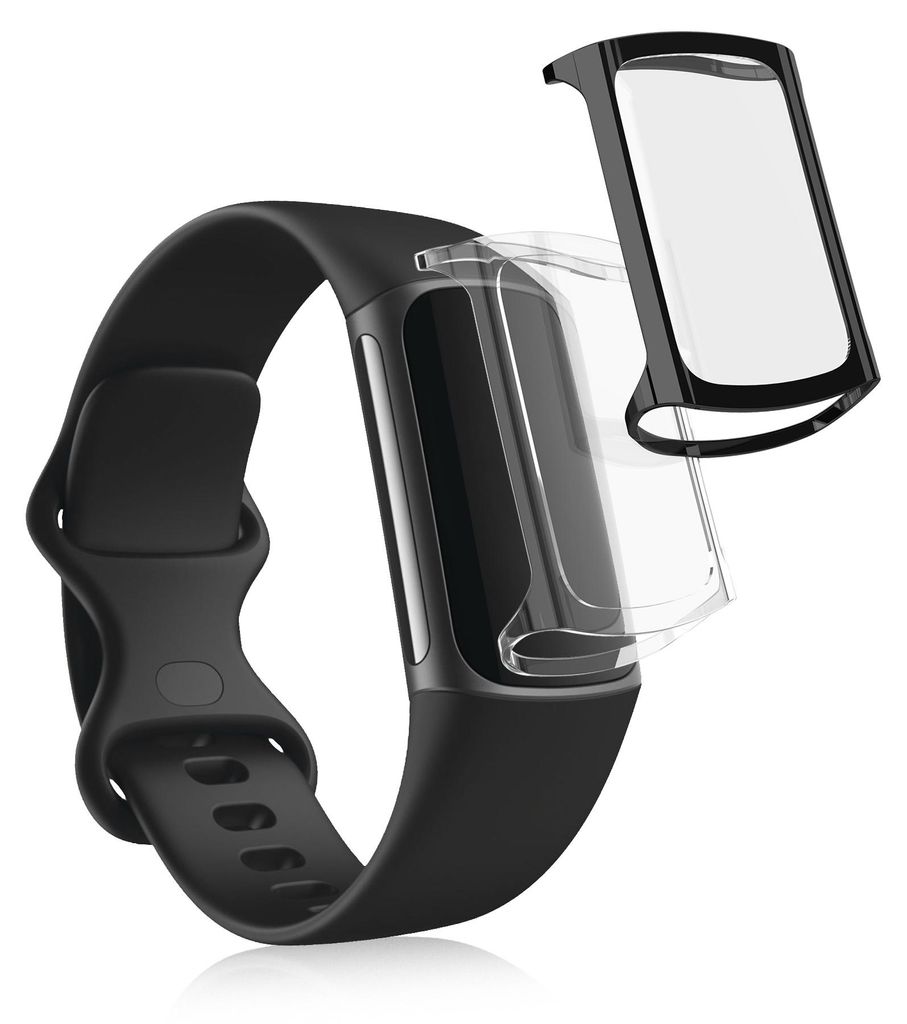 kwmobile 2x Silikon Hülle für Fitbit Charge 6 / Charge 5 Produktbild 