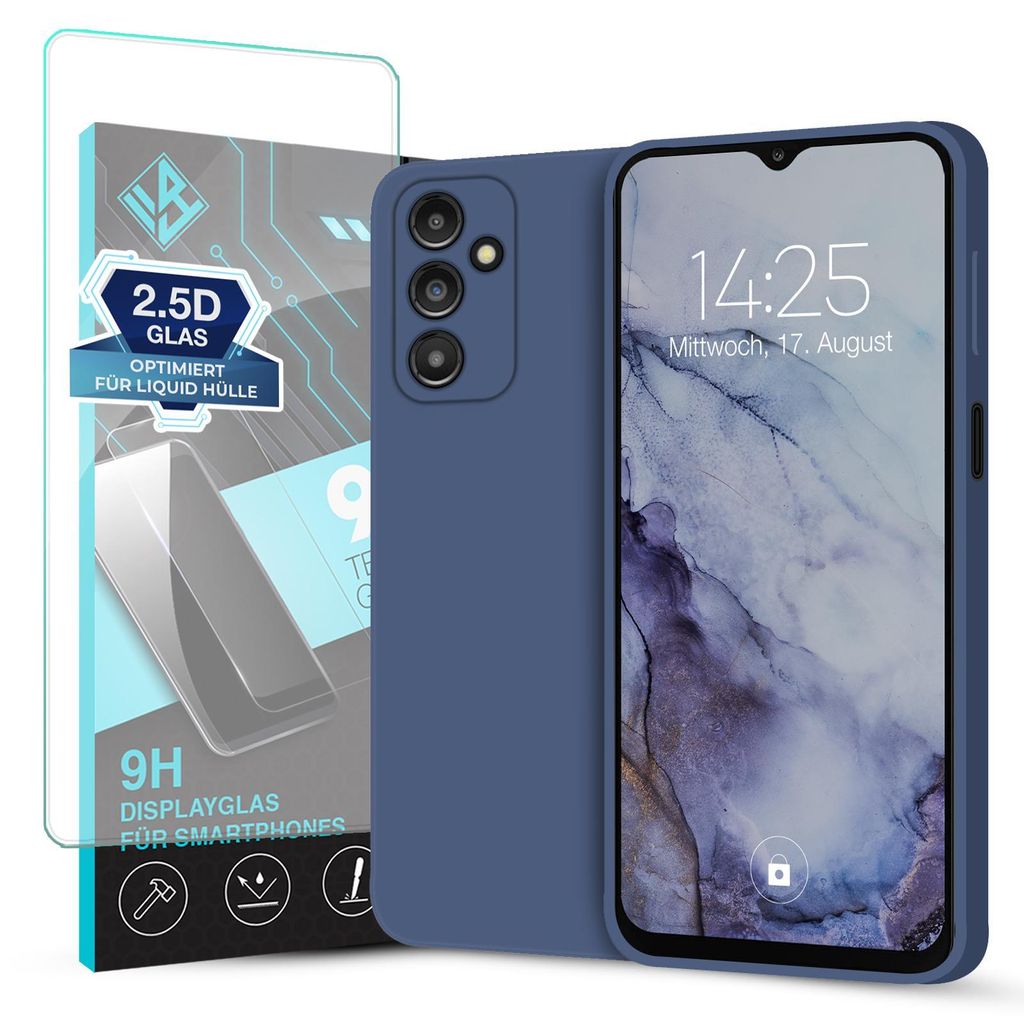 Hülle für Samsung Galaxy A14 5G mit 9H Displayglas Produktbild 
