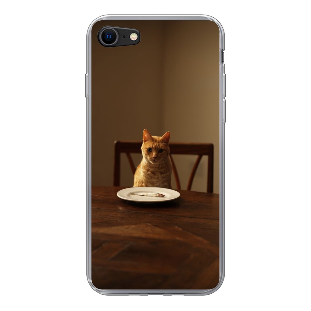 MuchoWow® Handyhülle Schutzhülle Hülle für iPhone 8 Katze - Produktbild 