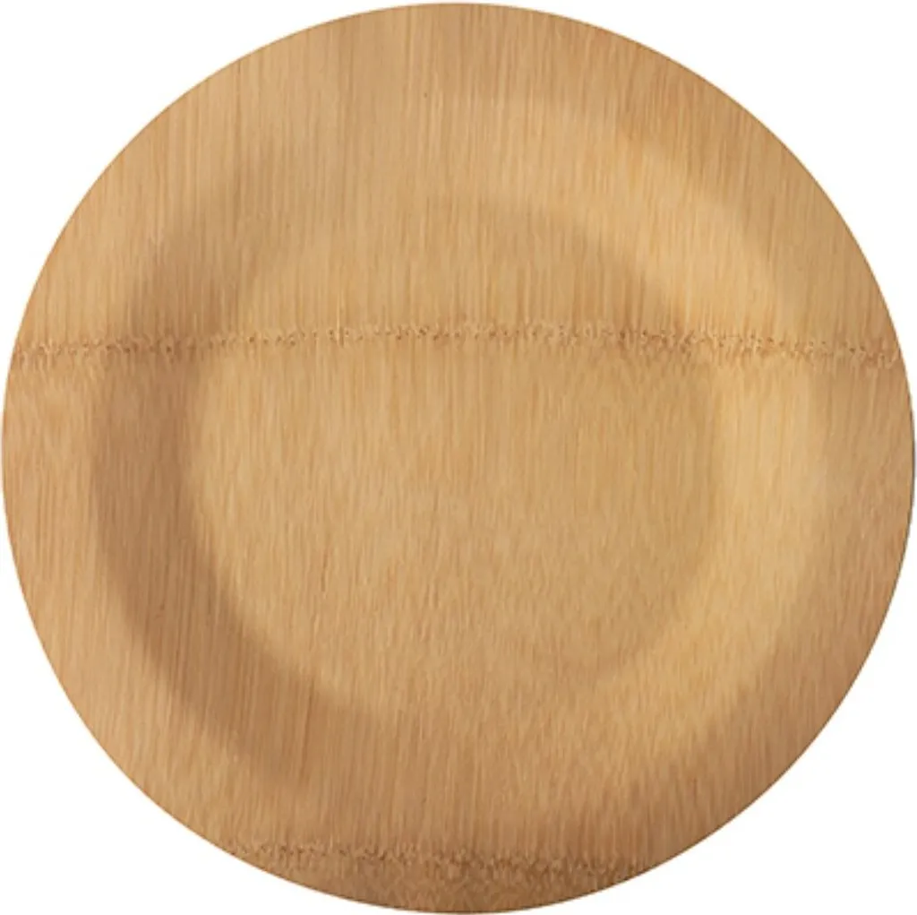 Assiette jetable robuste en bambou 230 mm - Alternative durable - 10 pcs - 2