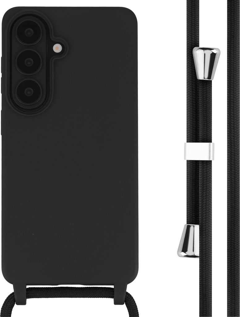 imoshion SilikonHülle mit Band Samsung Galaxy S26 - Schwarz Produktbild 