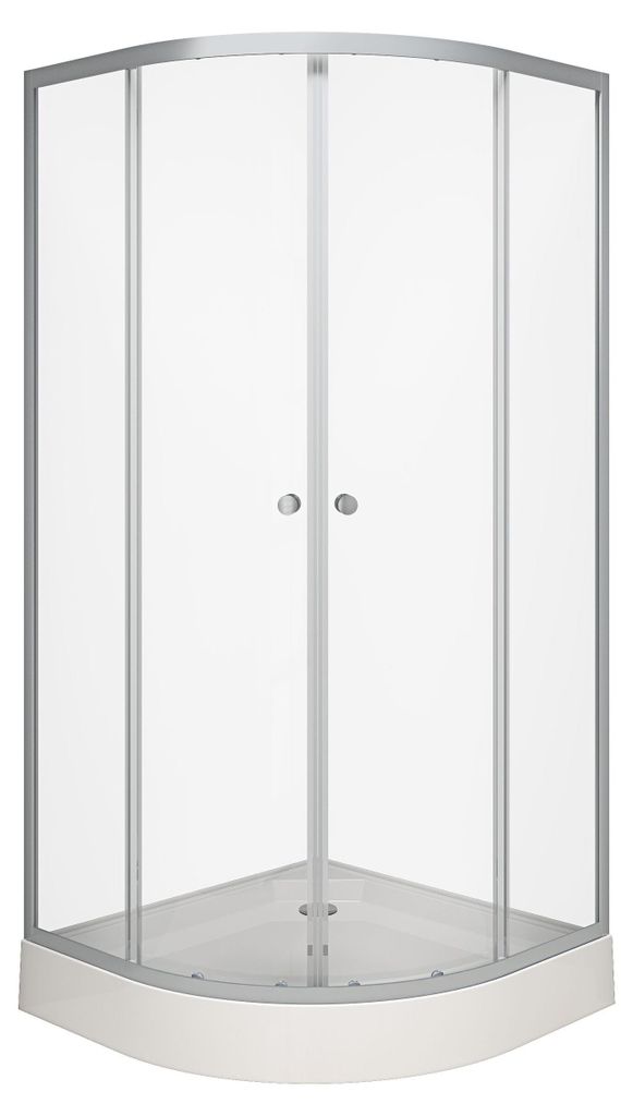 Cabine doccia 90x90 MARWELL Set Crystal Round 90 x 90 x 200 Immagine del prodotto 