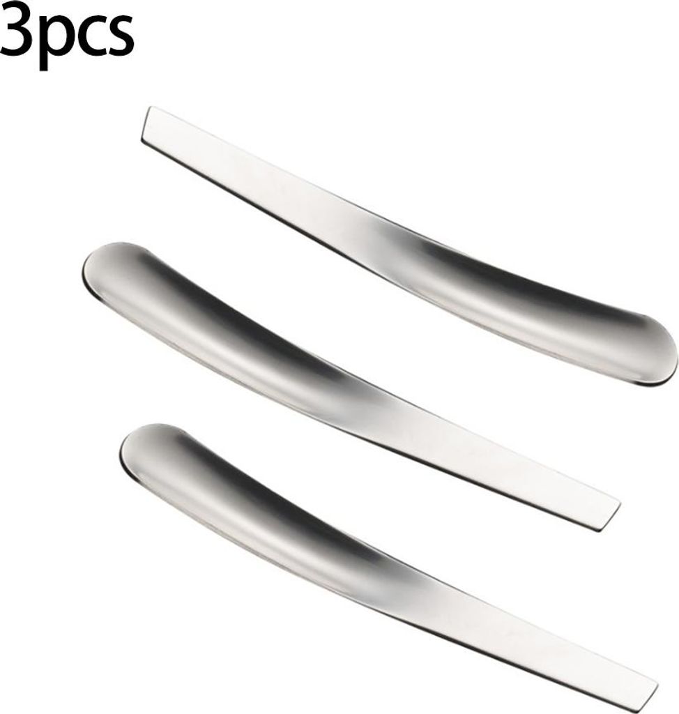 3-teiliges Set Mini-Eierlöffel aus Edelstahl, Frühstückslöffel, Rührlöffel für den Haushalt