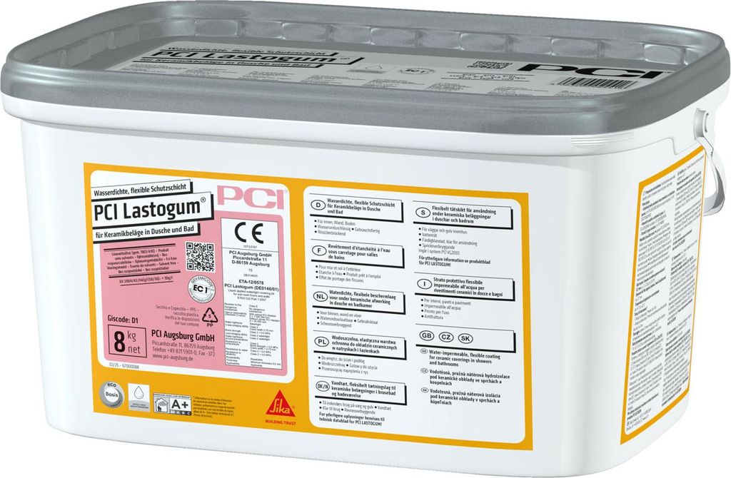 PCI Lastogum Abdichtung 8kg Grau Produktbild 
