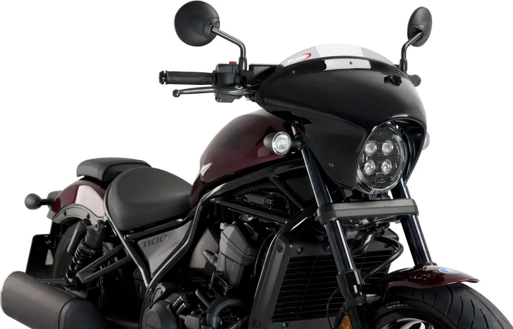 Bulle Batwing SML Sport PUIG écran fumé pour moto Honda Rebel 500/1100