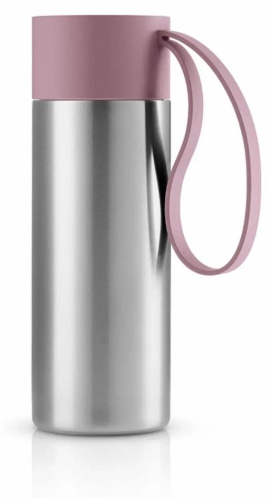 Eva Solo Isolierbecher To Go Cup, Edelstahl, Kunststoff, Silikon, Nordic Rose, 350 ml, 567004