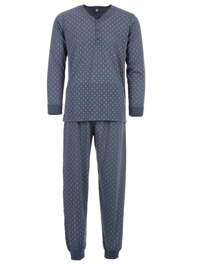 Mode & Accessoires Kleidung Nachtwäsche & Homewear Schlafanzüge Langarm, Pyjama Herren Schlafanzug 