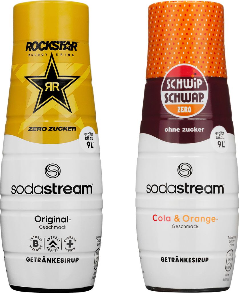 Sirup Sodastream Rockstar Original Zero + Schwip Schwap Image du produit 