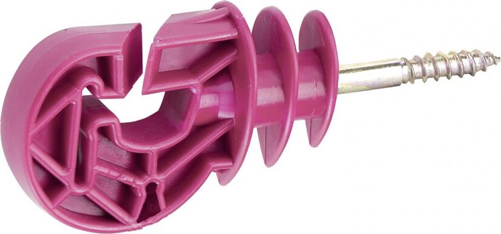 100 Stück Premium Kombiisolator für Litze Band Seil Draht Weidezaunzubehör Metallstütze