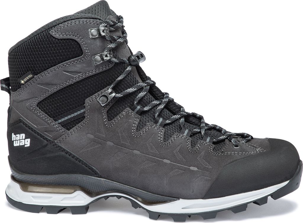 Hanwag Makra Trek GTX - Herren Wanderschuh - Asphalt/Light Grey Asphalt/Light Grey 46.5