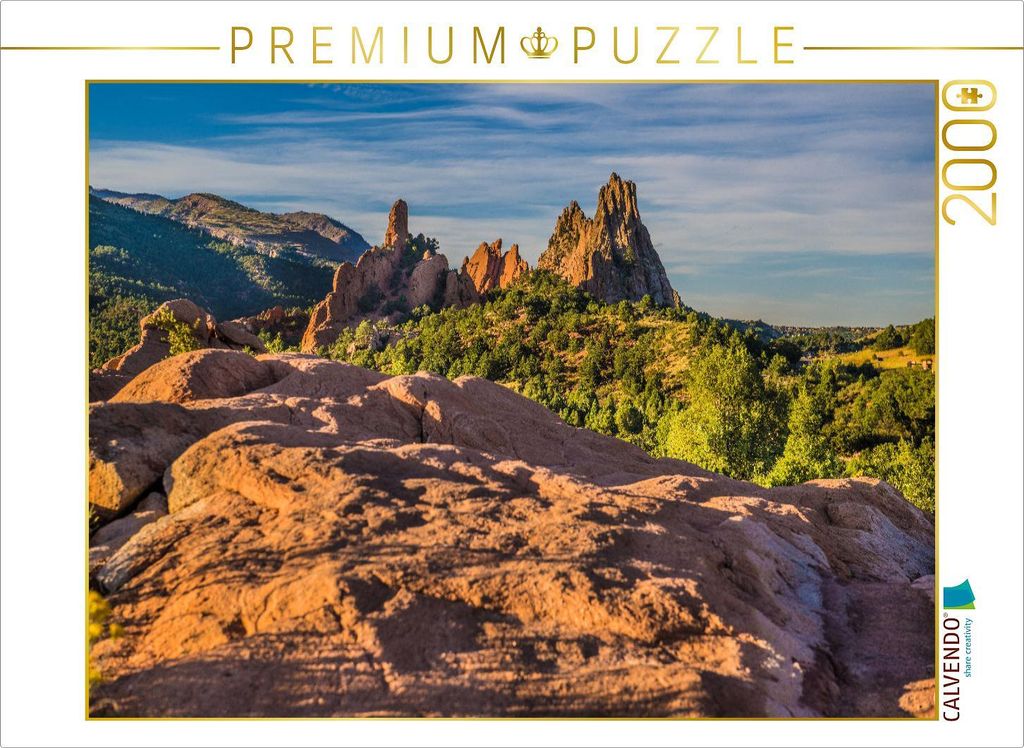 CALVENDO Puzzle Garden of the Gods, Colorado | 2000 Teile Lege-Größe 90x67cm Foto-Puzzle für glückliche Stunden