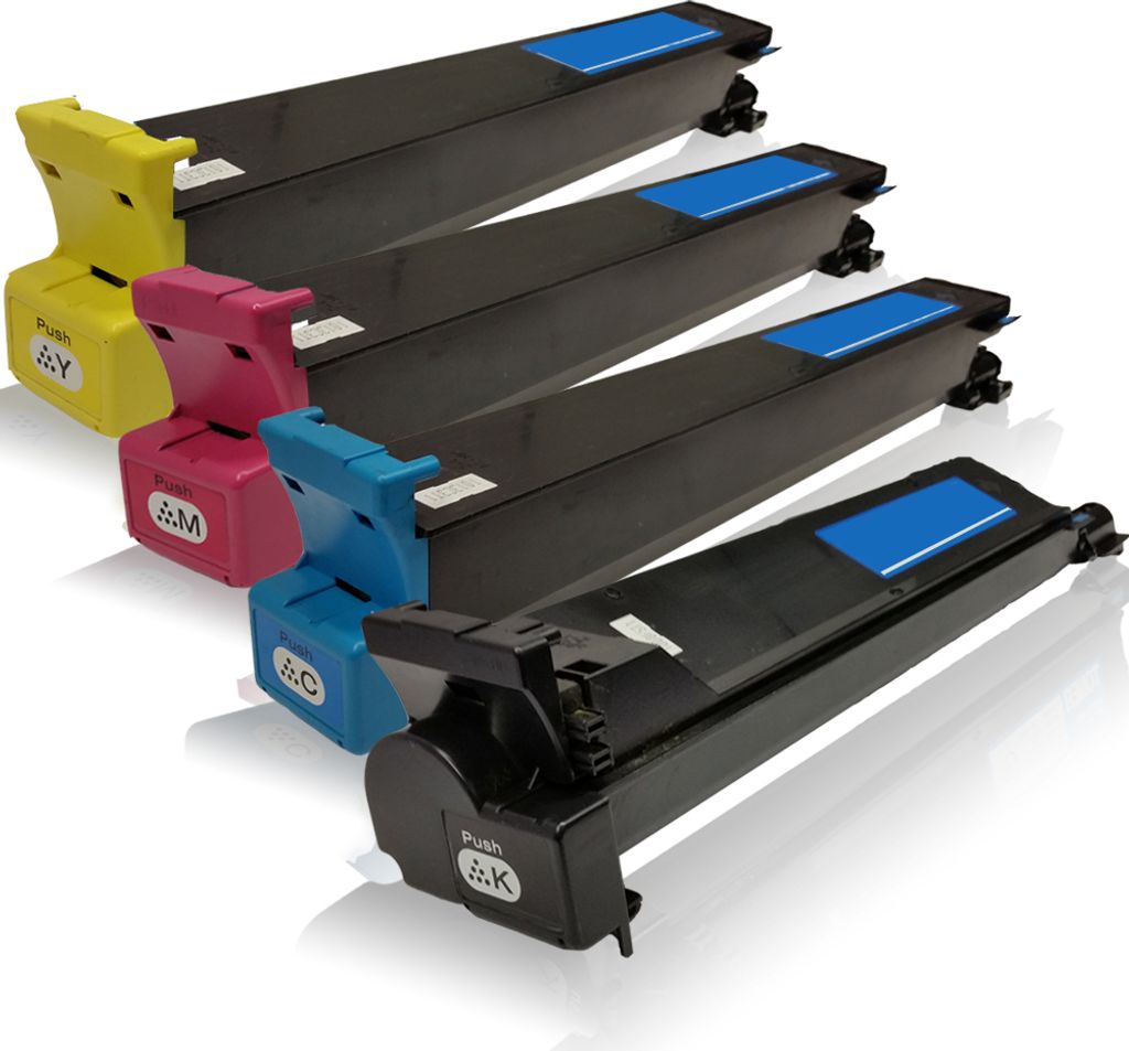 4x kompatible Tonerkartuschen für Kyocera TASKalfa 2550 ci TASKalfa 2550ci Black Cyan Magenta Yellow TK8315K TK8315C TK8315M TK8315Y - Eco Office ...