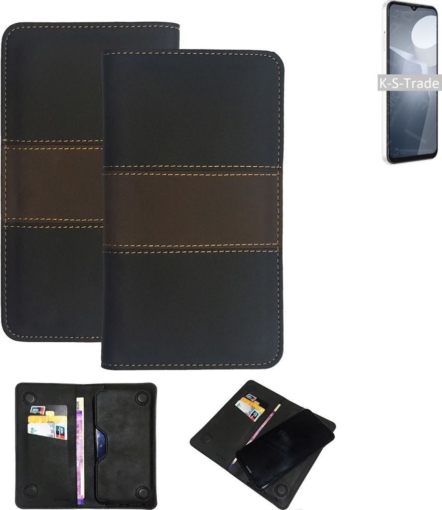 K-S-Trade Hülle Handyhülle kompatibel mit Coolpad Cool 20 Schutzhülle Walletcase Bookstyle Tasche Schutz Case Handytasche Wallet Cover Kunstleder