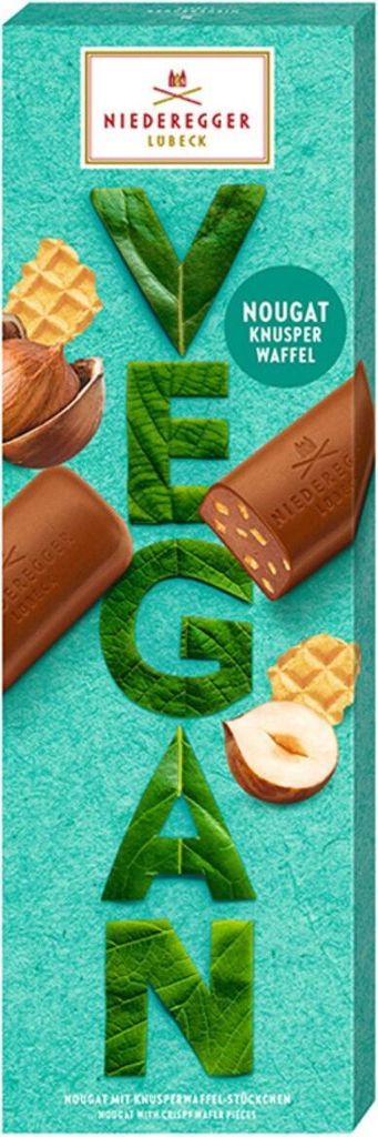 Niederegger Vegan Nougat Knusperwaffel 100g Produktbild 