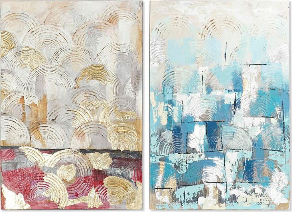 Leinwand DKD Home Decor Kiefer Leinwand 80 x 3,5 x 120 cm