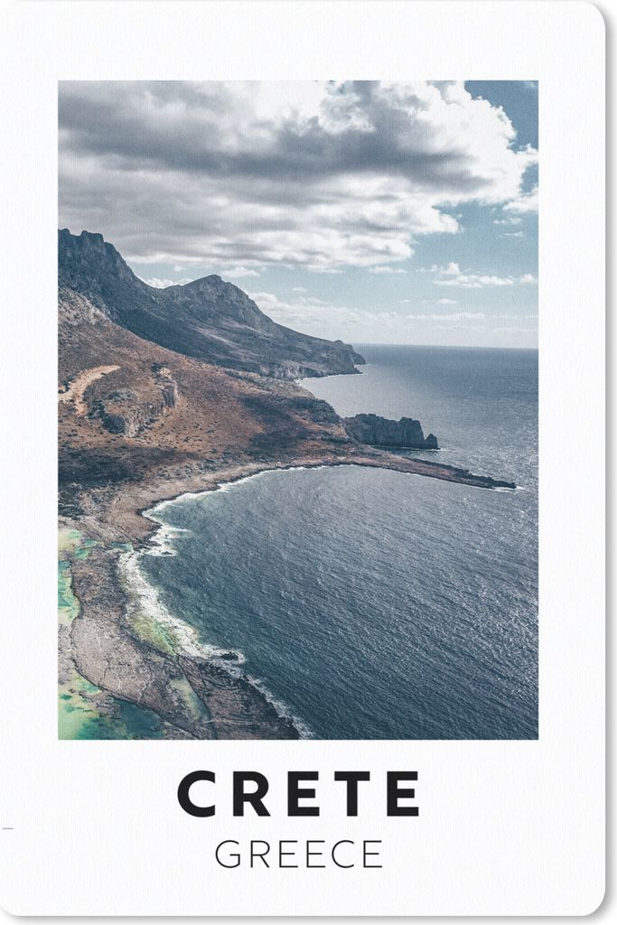 MuchoWow Mauspad Mousepad Kreta - Griechenland - Meer 40x60 cm - Mousepads - Maus Mat - Pad - Mausunterlage - Schreibtisch Accesoire