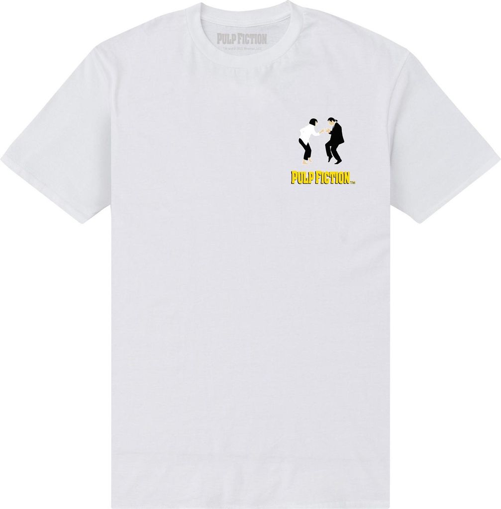 Pulp Fiction - T-Shirt für Herren/Damen Uni PN490 (4XL) (Weiß)