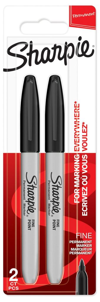 Popisovač Sharpie Fine 2ks - čierny Obrázok produktu 