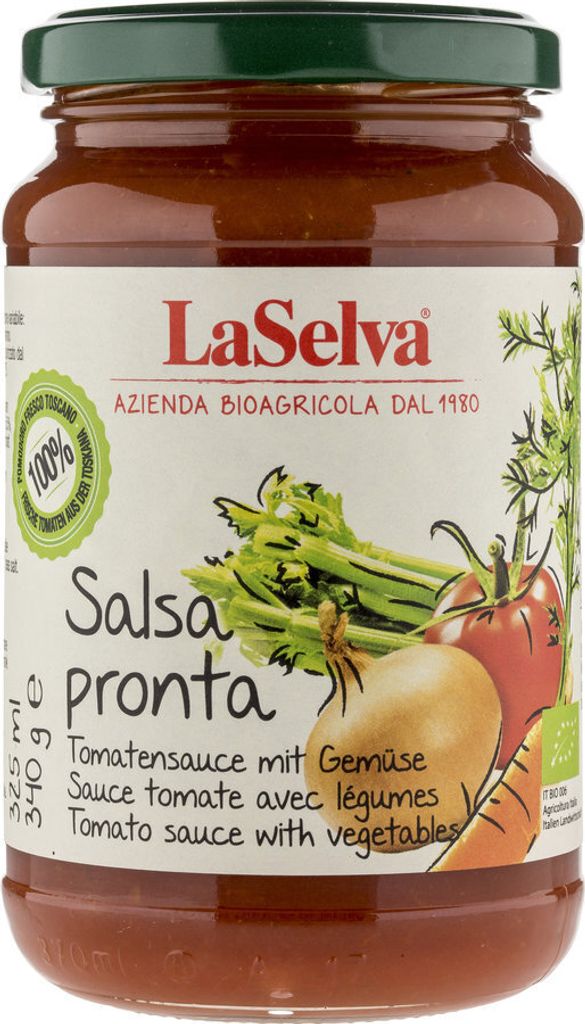 Salsa - Pronta Sauce tomate légumes 340g Image du produit 