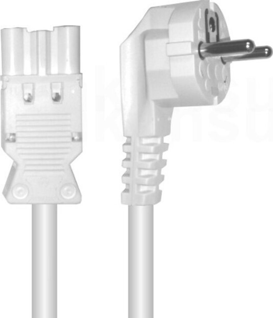 Wieland Anschlussleitung 10630FR weiß  2m mit Schukostecker Produktbild 