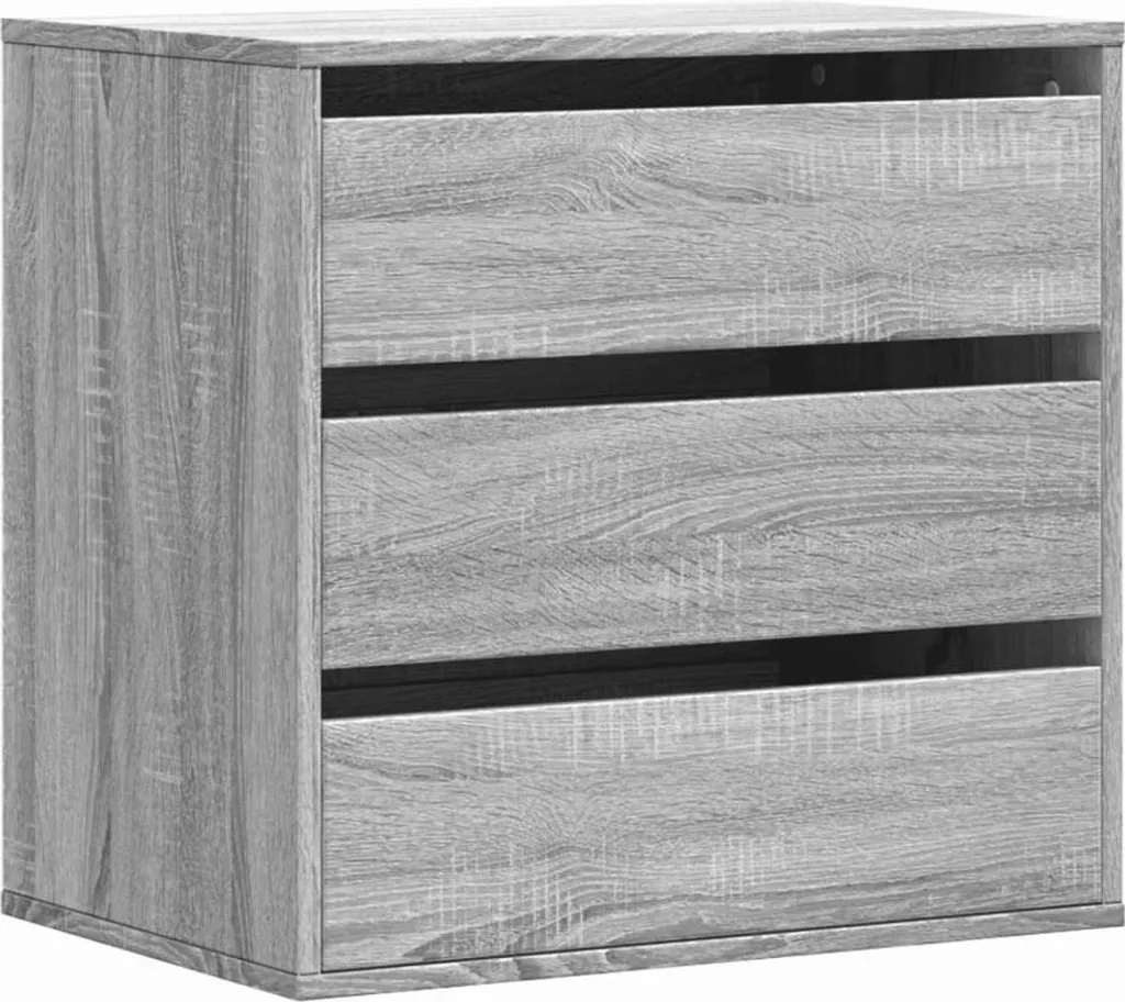 Mobile Cassettiera 60cm vidaXL Grigio Sonoma | Organizzazione Casa Moderna