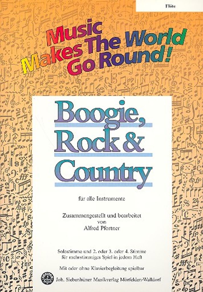 Music Makes the World go Round - Boogie, Rock & Country - Stimme 1+2 in C - Flöte