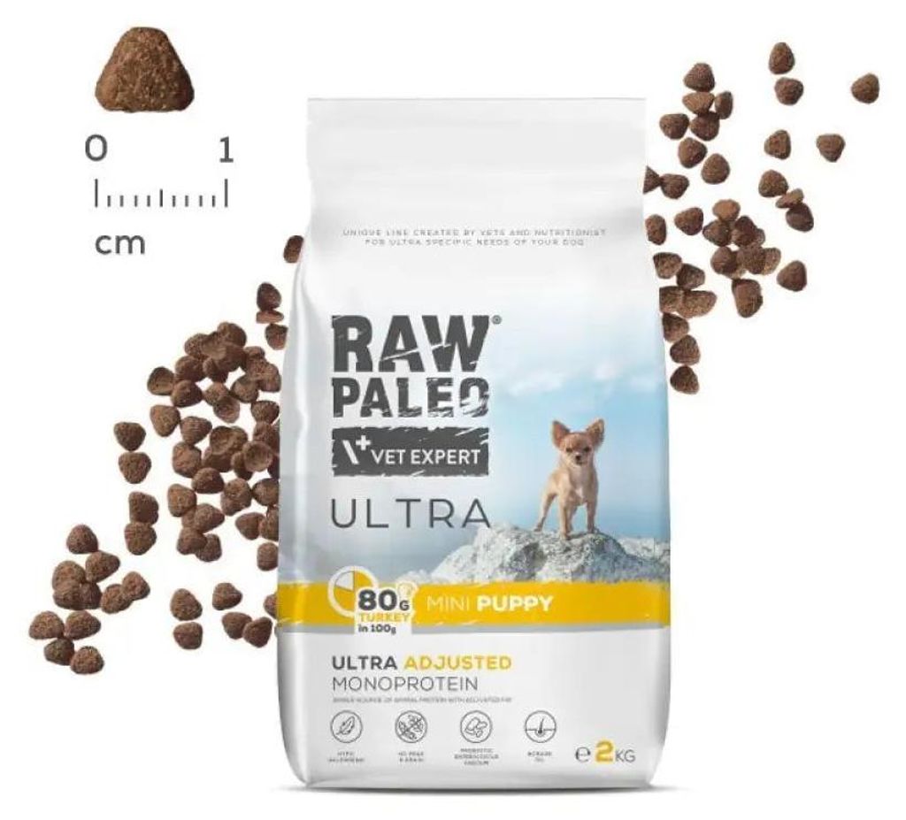 RAW PALEO Ultra Mini Puppy Turkey - nourriture sèche pour Image du produit 