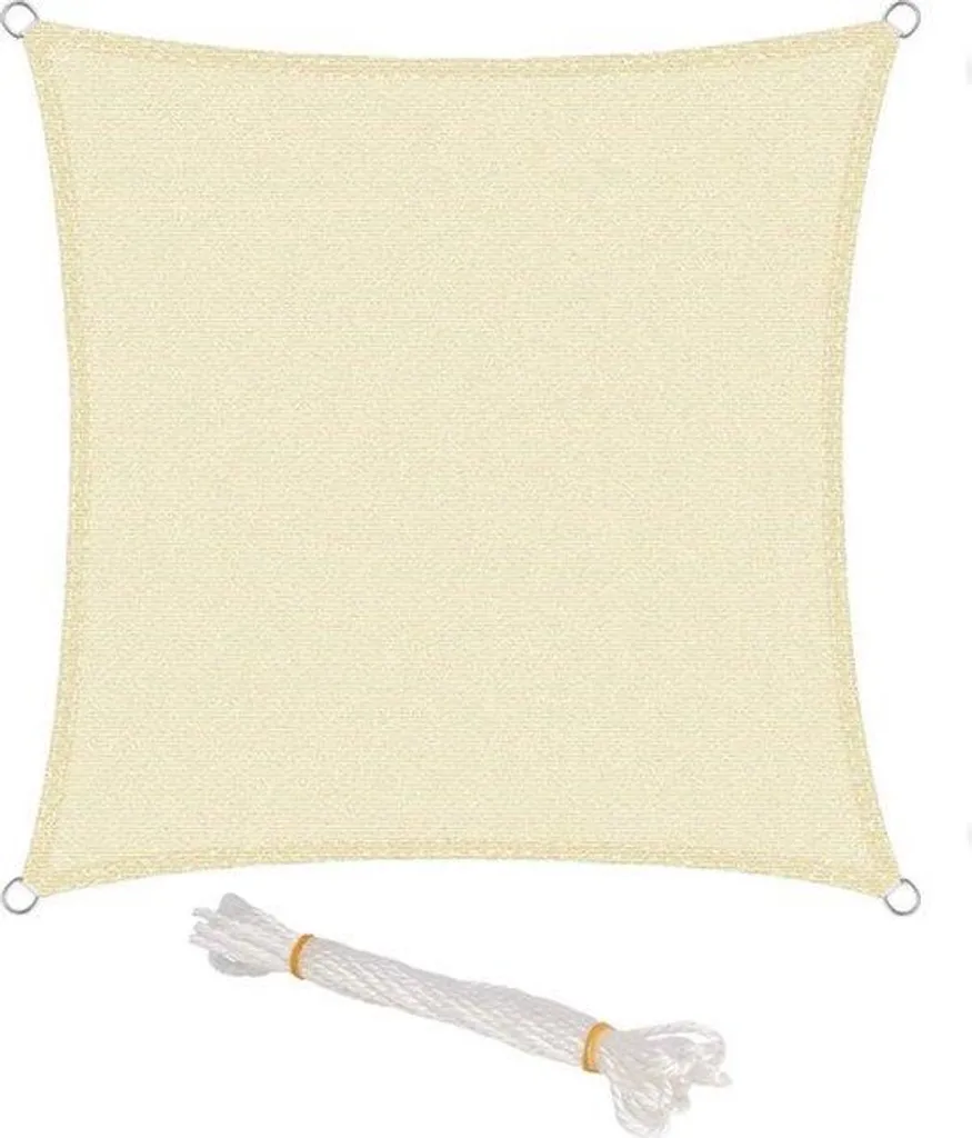 Voile d'ombrage 2x3m contre la chaleur : protection UV et HDPE respirant