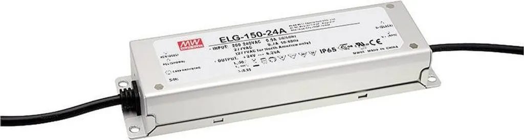 Mean Well ELG-150-12A-3Y: Alimentatore LED 12V 150W IP65 Originale