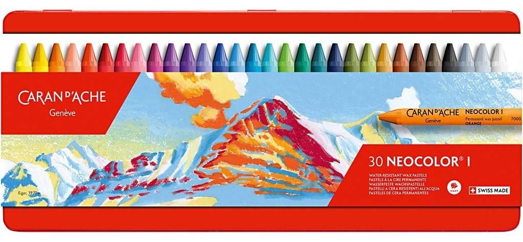CARAN D'ACHE Wachsmalstift NEOCOLOR I 30er Etui Produktbild 