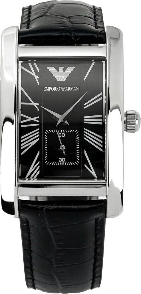 Emporio Armani Herrenuhr Schwarz AR0143 Produktbild 