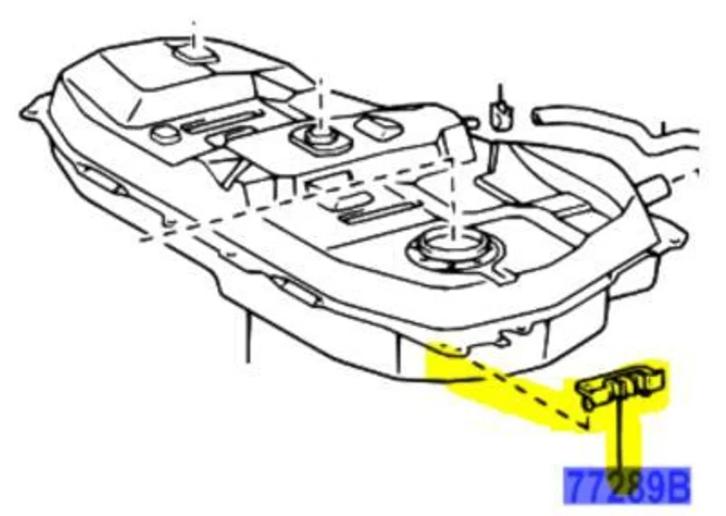 Collier de serrage pour durite essence Toyota Corolla Verso 77289