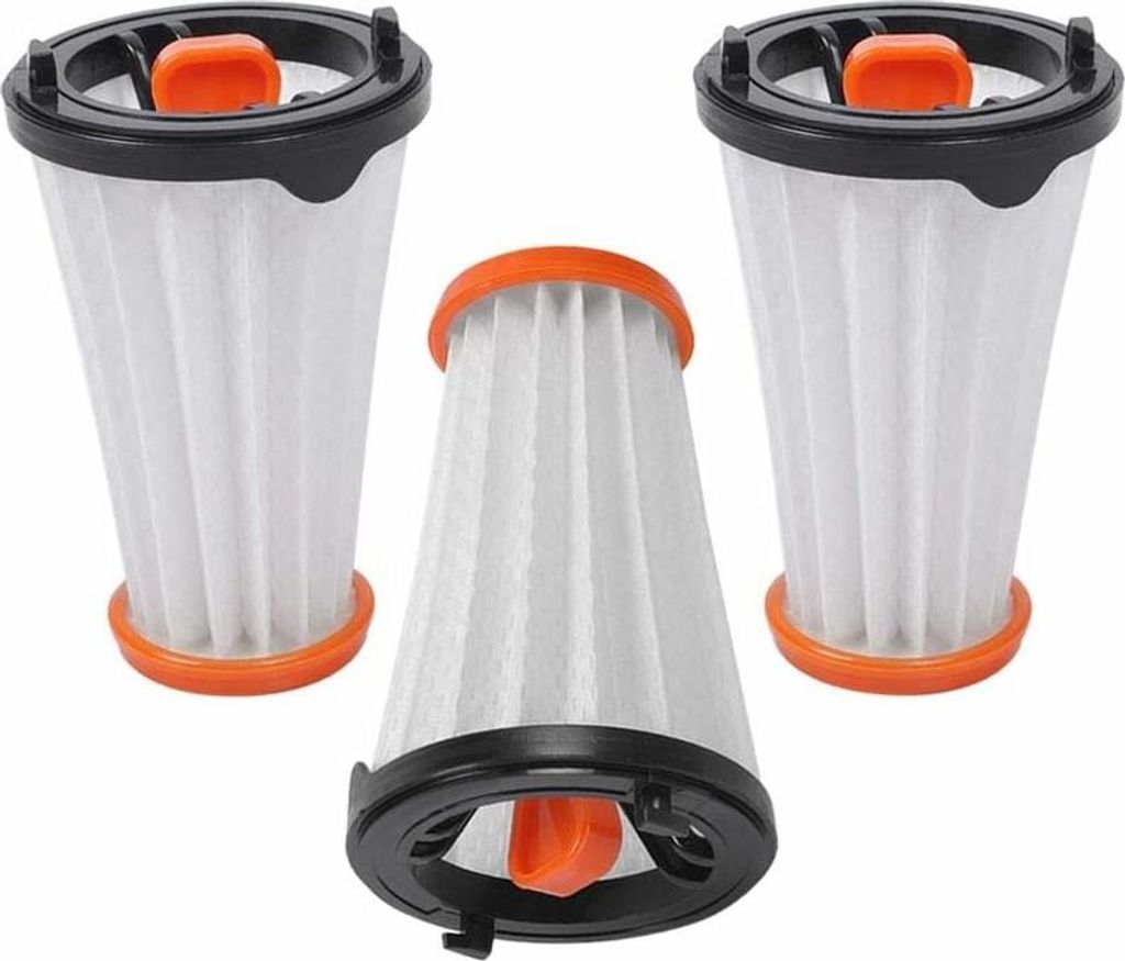 Set mit 3 Ersatzfiltern für AEG/Electrolux Rapido und Ergorapido Staubsauger. Ersetzt AEG AEF 144 / Electrolux EF144.