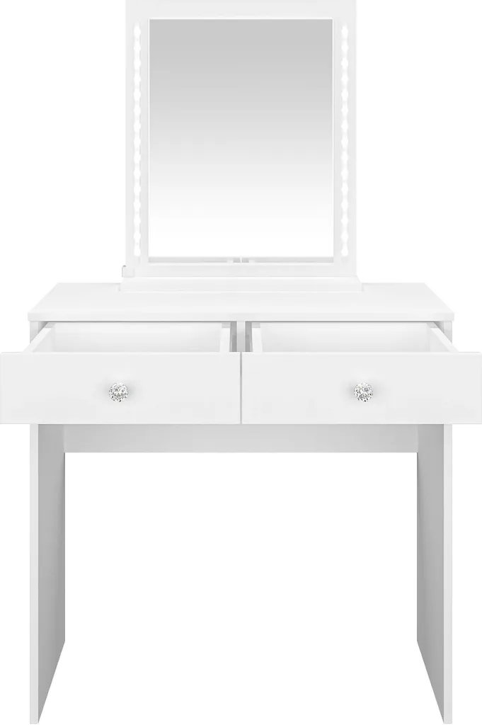 Table console 80x140x40 cm Bijou : Finition blanche et structure robuste - 2
