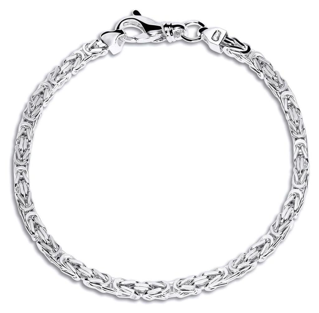 925 Silberarmband: Königsarmband Silber 3,5mm - Länge Produktbild 