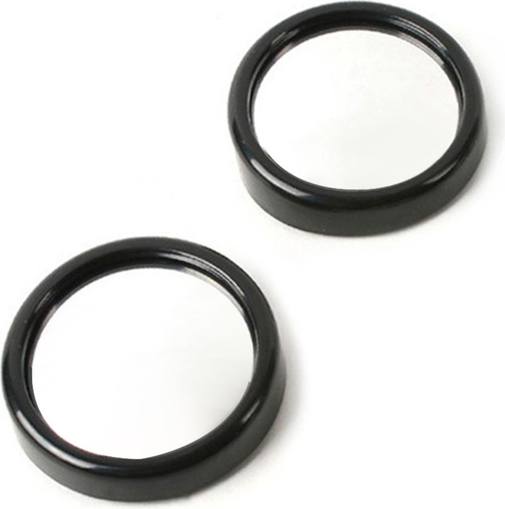 2 X Auto 360 Toter-Winkel-Spiegel Einstellbare hintere Seite Weitwinkel Runde konvexe Spiegel Kleine Runde Seite Blindspot Rückansicht Parkspiegel