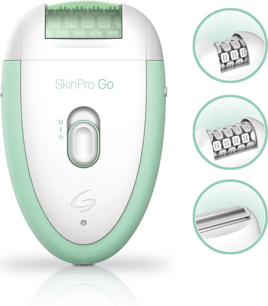 Épilateur SKINPRO GO II GE0130 - Appareil de Précision sans Fil Blanc