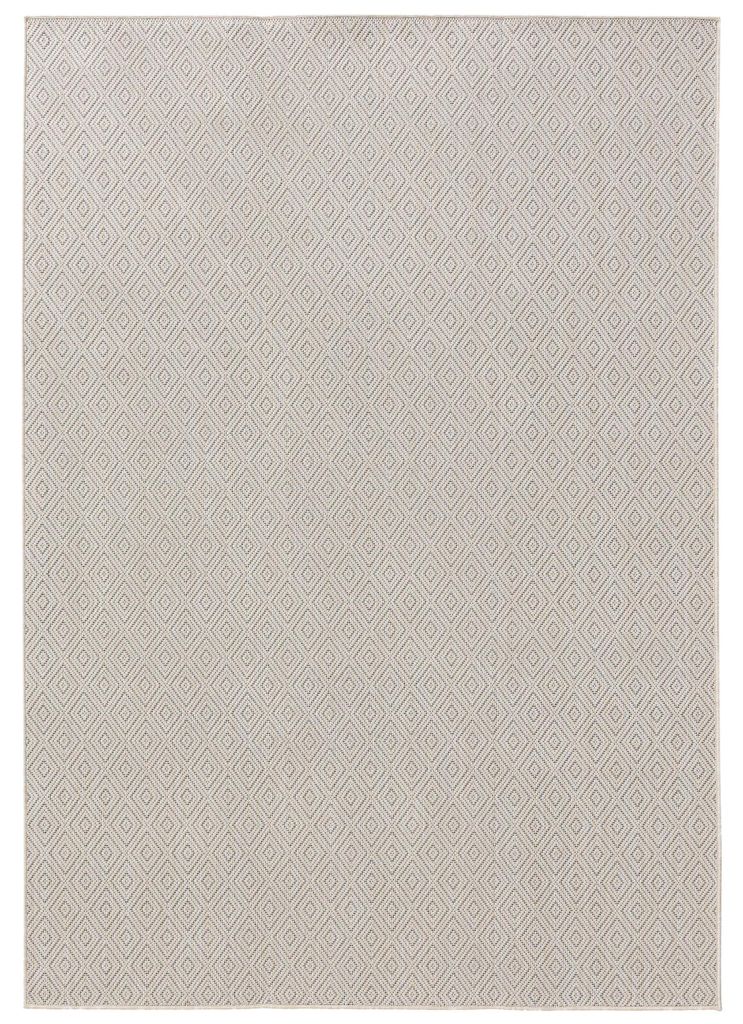 In- & Outdoor-Teppich Lou Weiß 200x300 cm Wohnzimmer Rechteckig Muster Modern Kurzflor benuta Skandinavisch